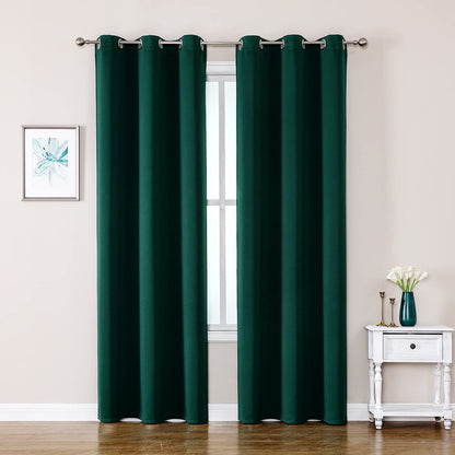 ChrisDowa Blackout Curtains for Bedroom and Living Room 63 Inches Long