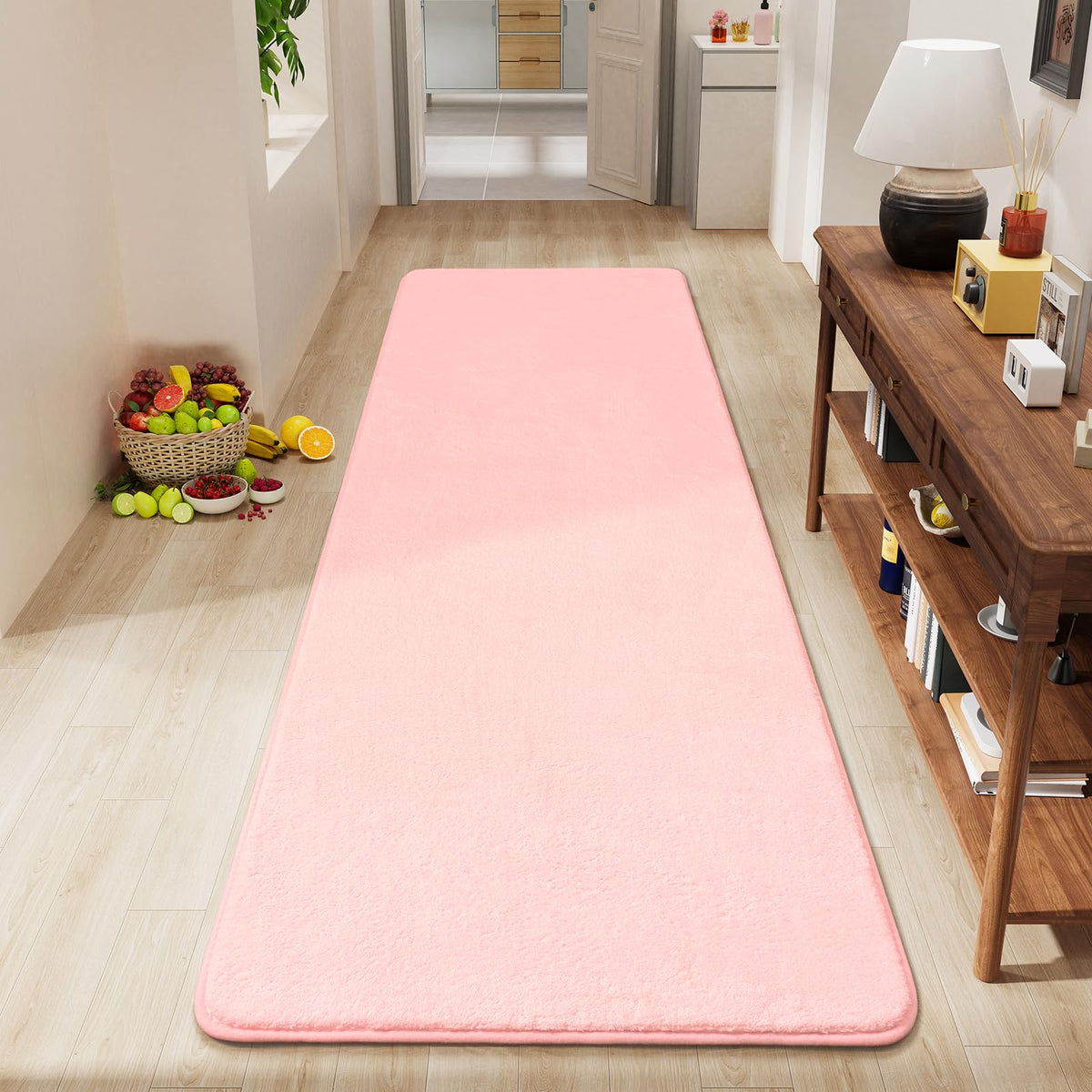 Amearea Modern Area Rugs for Bedroom Living Room, 4x6 Blue Memory Foam Rug