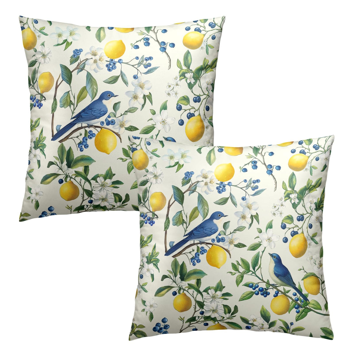 Fall Pillow Covers Autumn Leaf Throw Pillow Covers 18x18 Set of 2 Bohemian Floral Pillow Cases Thanksgiving Berry Pinecones Cushion Cases for Home Farmhouse Sofa Couch Patio