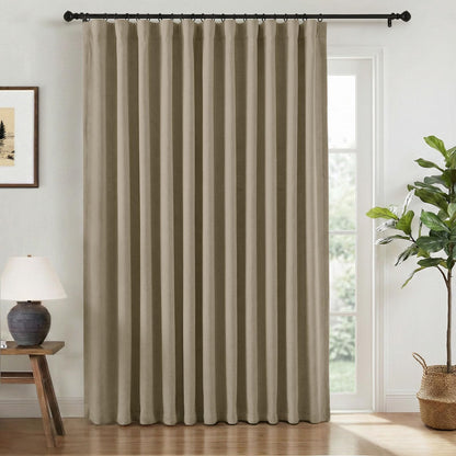 INOVADAY 100% Blackout Curtains for Bedroom Black Out Curtains 84 Inch Long