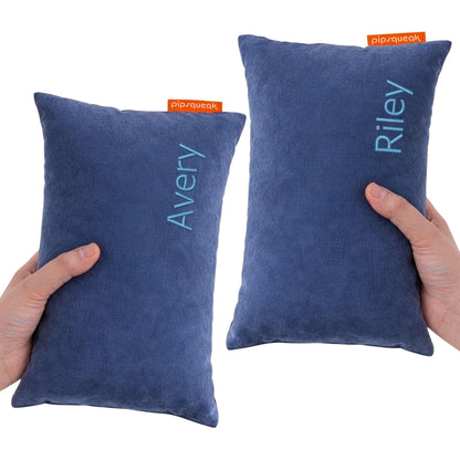 Pipsqueak Travel Pillow - Small, Mini, Tiny - 11 x 7 in, Microfiber