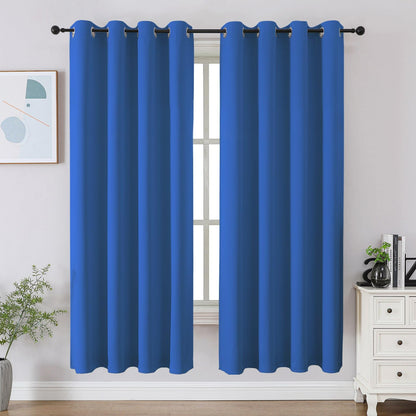 CUCRAF Beige Blackout Curtains 84 inch Length 2 Panels Set, Room Darkening Drapes for Living Room Bedroom, Thermal Insulated Light Blocking Grommet Window Curtain (W52 x L84 Inch)