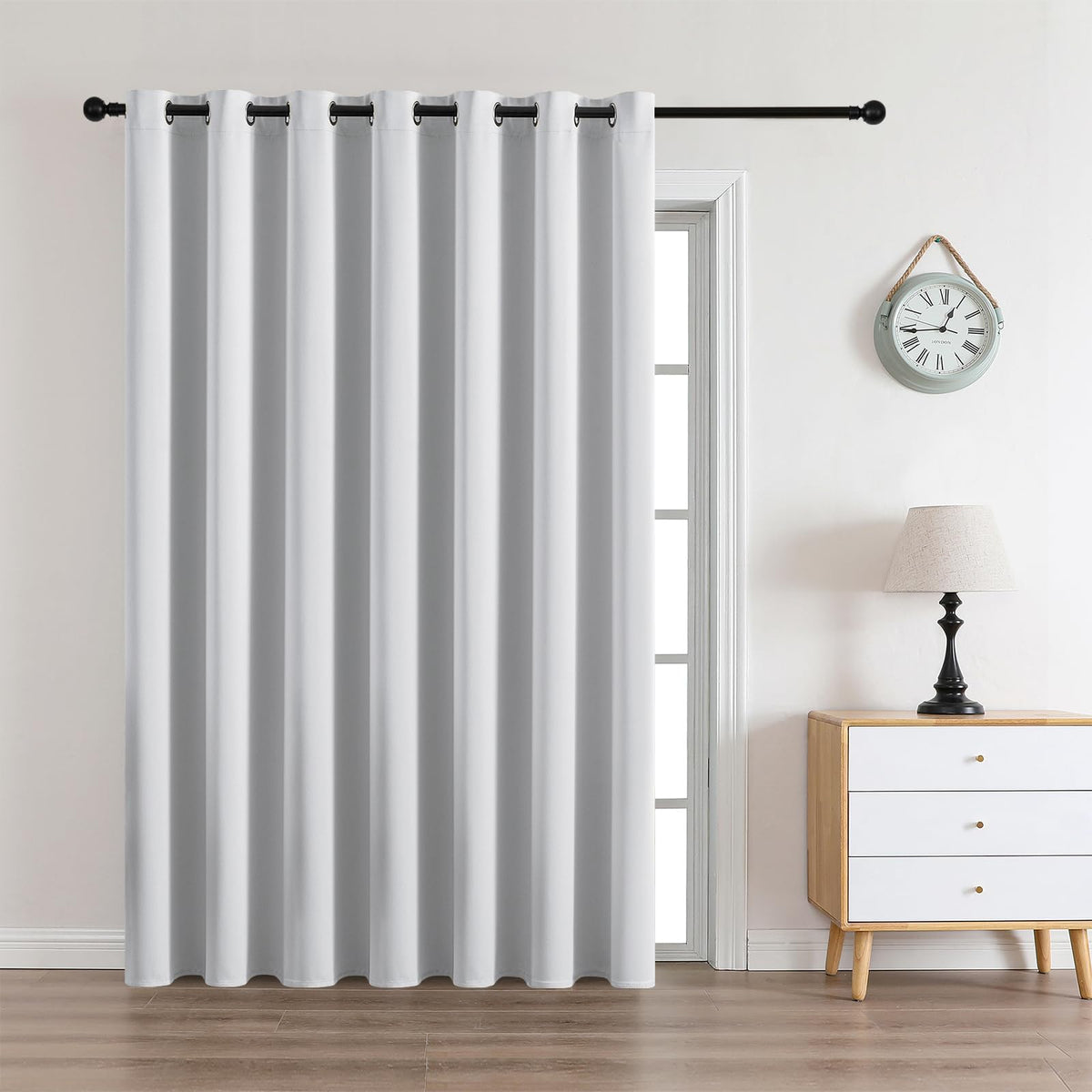 CUCRAF Beige Blackout Curtains 84 inch Length 2 Panels Set, Room Darkening Drapes for Living Room Bedroom, Thermal Insulated Light Blocking Grommet Window Curtain (W52 x L84 Inch)