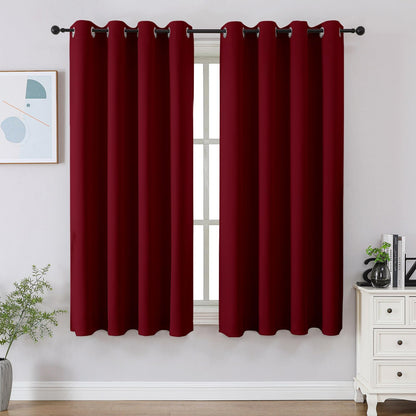 CUCRAF Beige Blackout Curtains 84 inch Length 2 Panels Set, Room Darkening Drapes for Living Room Bedroom, Thermal Insulated Light Blocking Grommet Window Curtain (W52 x L84 Inch)