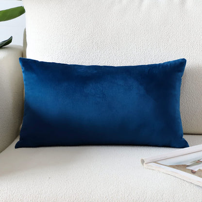 Artscope Luxury Velvet Pillow Covers Super Soft Decorative Square Throw Pillow Covers Case Cushion Covers for Sofa Couch Bedroom Car Decor 20x20 Inch Light Blue