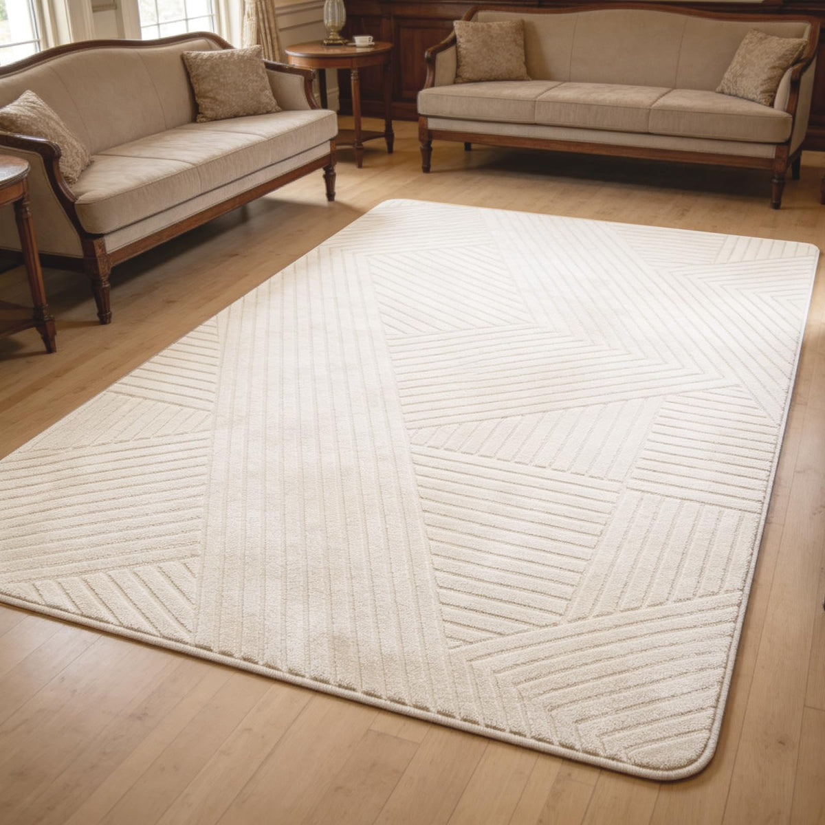 5x7 Grey Solid Color Area Rug, Modern Rugs for Living Room Bedroom