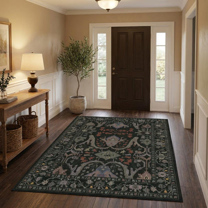 8x10 Rugs for Living Room Washable Green Area Rug Rugs for Bedroom