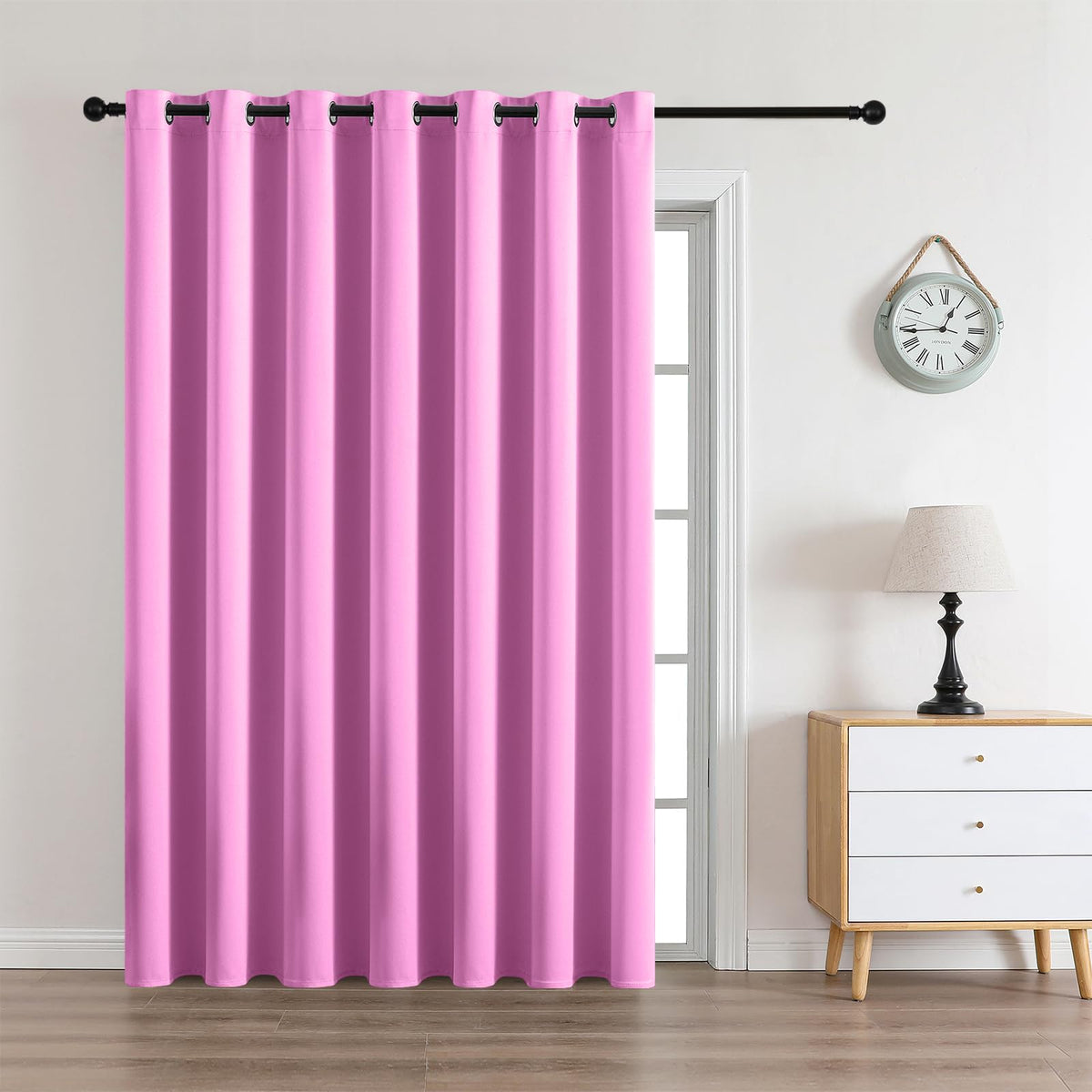 CUCRAF Beige Blackout Curtains 84 inch Length 2 Panels Set, Room Darkening Drapes for Living Room Bedroom, Thermal Insulated Light Blocking Grommet Window Curtain (W52 x L84 Inch)