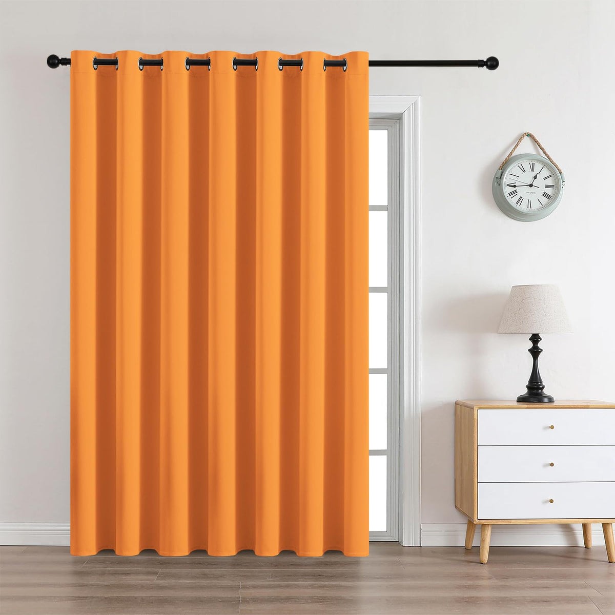 CUCRAF Beige Blackout Curtains 84 inch Length 2 Panels Set, Room Darkening Drapes for Living Room Bedroom, Thermal Insulated Light Blocking Grommet Window Curtain (W52 x L84 Inch)