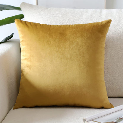 Artscope Luxury Velvet Pillow Covers Super Soft Decorative Square Throw Pillow Covers Case Cushion Covers for Sofa Couch Bedroom Car Decor 20x20 Inch Light Blue