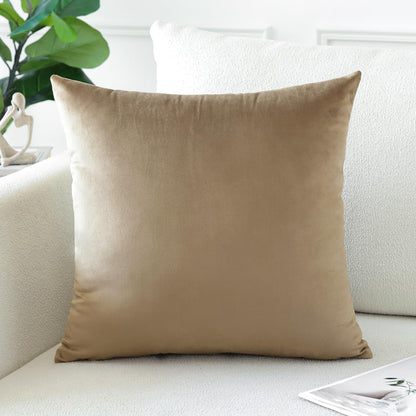 Artscope Luxury Velvet Pillow Covers Super Soft Decorative Square Throw Pillow Covers Case Cushion Covers for Sofa Couch Bedroom Car Decor 20x20 Inch Light Blue