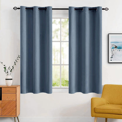 MIULEE Light Pink Blackout Bedroom Curtains Drapes 84 Inch Long 52"x84"