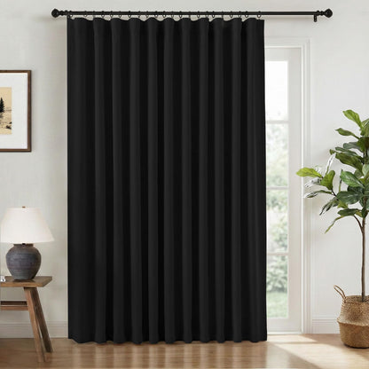 INOVADAY 100% Blackout Curtains for Bedroom Black Out Curtains 84 Inch Long