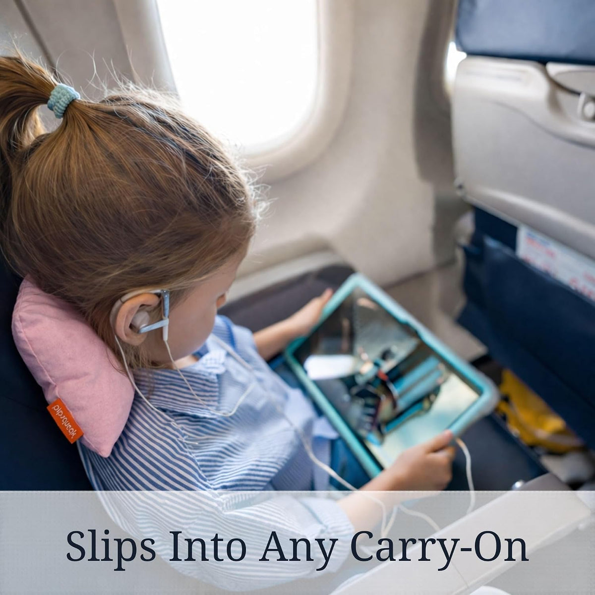 Pipsqueak Travel Pillow - Small, Mini, Tiny - 11 x 7 in, Microfiber