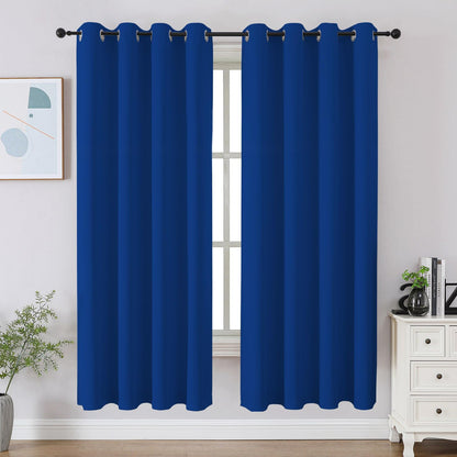 CUCRAF Beige Blackout Curtains 84 inch Length 2 Panels Set, Room Darkening Drapes for Living Room Bedroom, Thermal Insulated Light Blocking Grommet Window Curtain (W52 x L84 Inch)