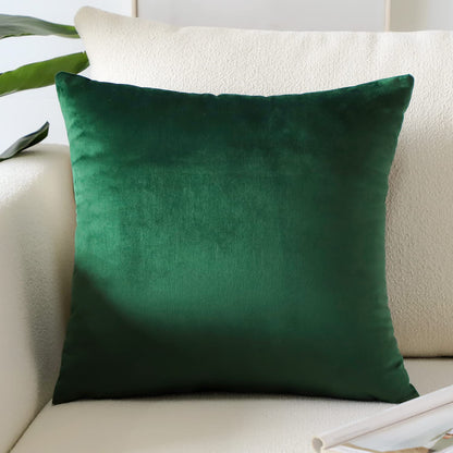 Artscope Luxury Velvet Pillow Covers Super Soft Decorative Square Throw Pillow Covers Case Cushion Covers for Sofa Couch Bedroom Car Decor 20x20 Inch Light Blue