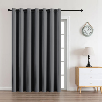 CUCRAF Beige Blackout Curtains 84 inch Length 2 Panels Set, Room Darkening Drapes for Living Room Bedroom, Thermal Insulated Light Blocking Grommet Window Curtain (W52 x L84 Inch)