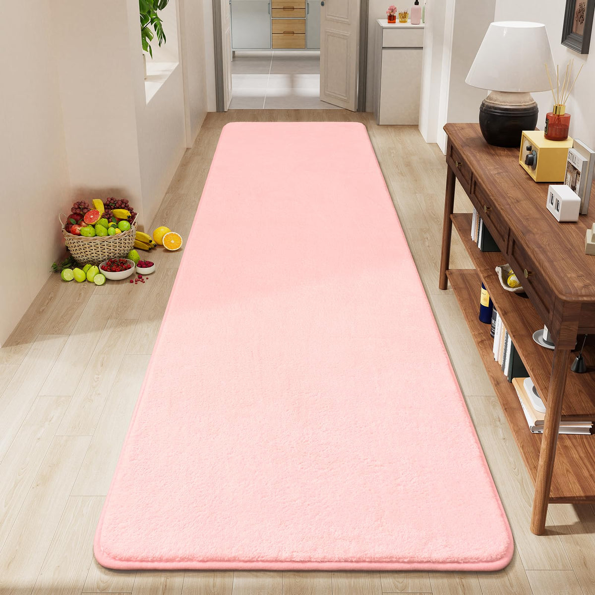 Amearea Modern Area Rugs for Bedroom Living Room, 4x6 Blue Memory Foam Rug