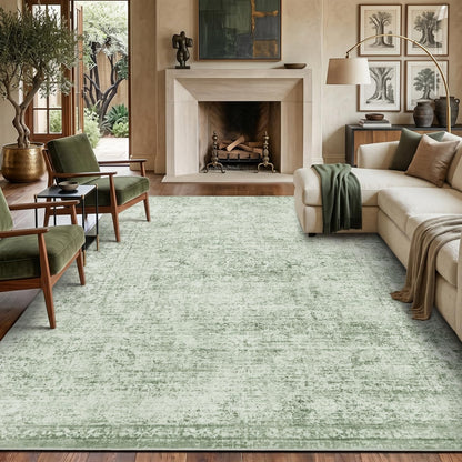 Homemate Washable Rug 8x10 Area Rugs - Vintage Rugs for Living Room