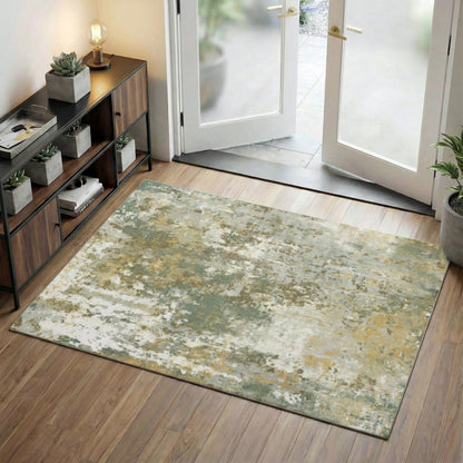 Black Washable Rug 5x7 Area Rugs for Living Room Bedroom Carpet