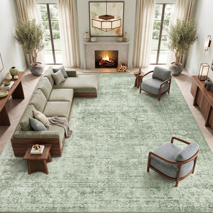 Homemate Washable Rug 8x10 Area Rugs - Vintage Rugs for Living Room
