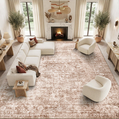 Homemate Washable Rug 8x10 Area Rugs - Vintage Rugs for Living Room