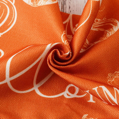 ONWAY Fall Throw Pillow Covers 12x20 Set of 2 Hello Fall Pumpkin Orange