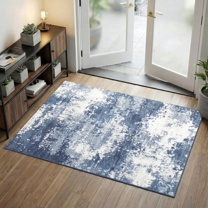 Black Washable Rug 5x7 Area Rugs for Living Room Bedroom Carpet