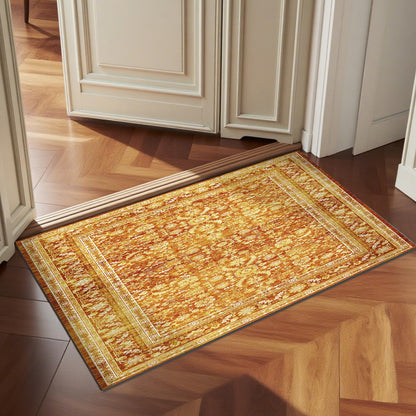 OPPODREAM Vintage Blue Area Rugs 5x7, Washable Rug for Living Room