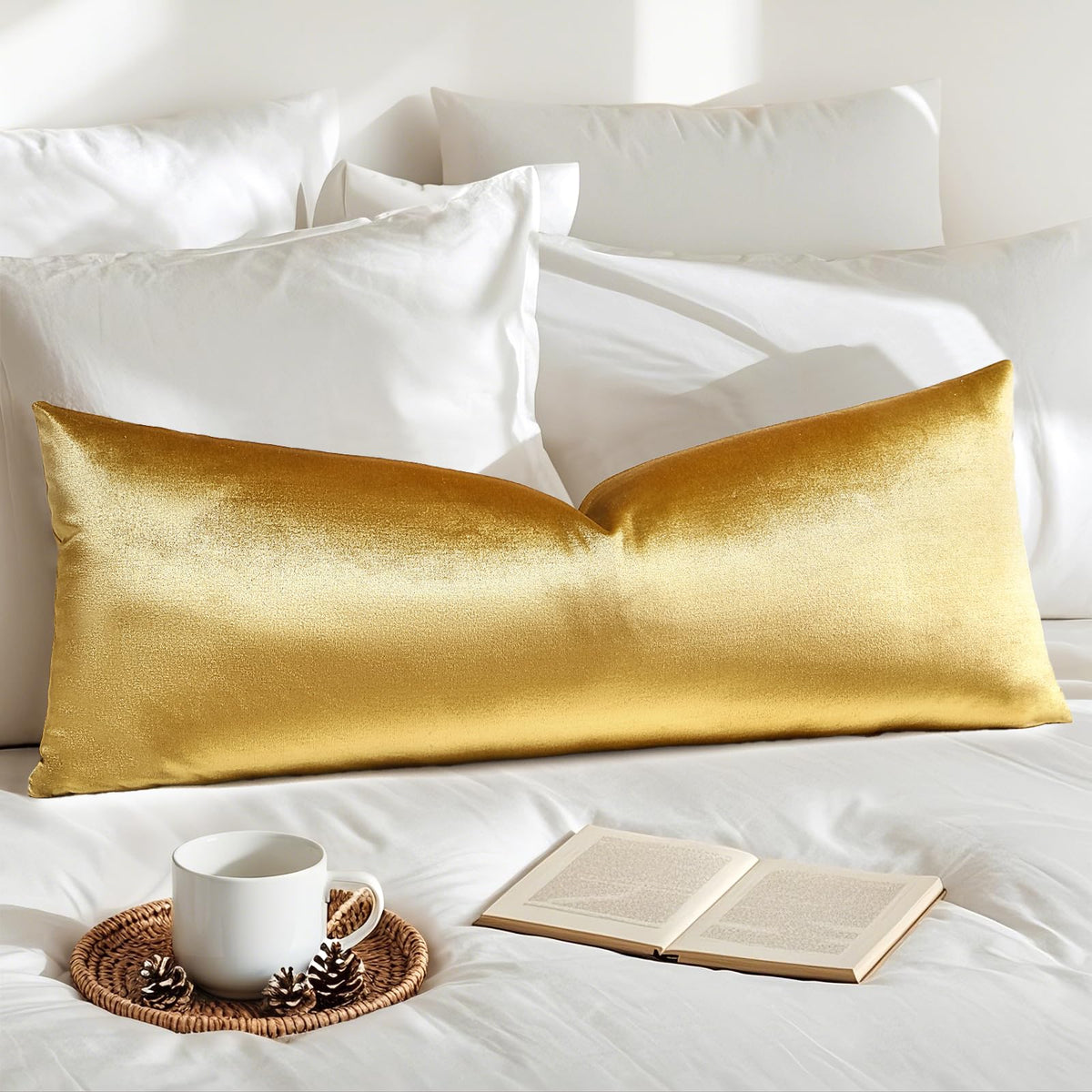 Artscope Luxury Velvet Pillow Covers Super Soft Decorative Square Throw Pillow Covers Case Cushion Covers for Sofa Couch Bedroom Car Decor 20x20 Inch Light Blue
