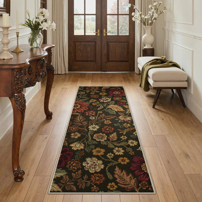 GENIMO 8x10 Washable Area Rugs for Living Room, Non Slip, Taupe Brown