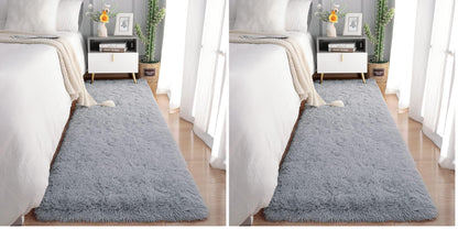 Chicrug Soft Runner Rug for Bedroom Living Room Plush Fluffy Rugs 2x6