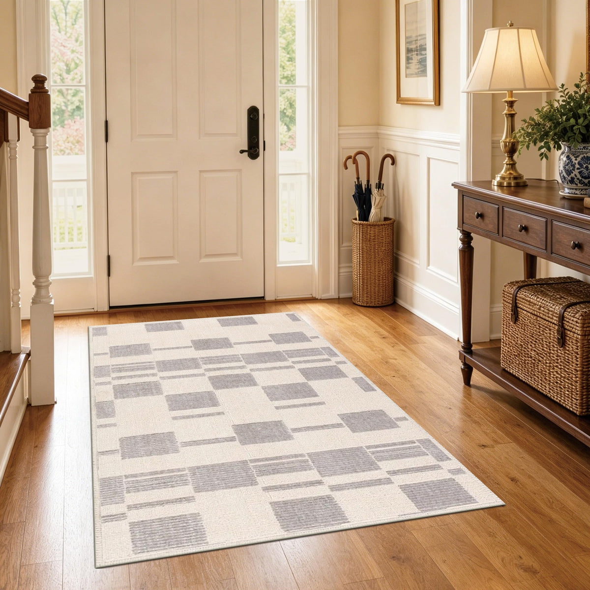 8x10 Rugs for Living Room Washable Green Area Rug Rugs for Bedroom