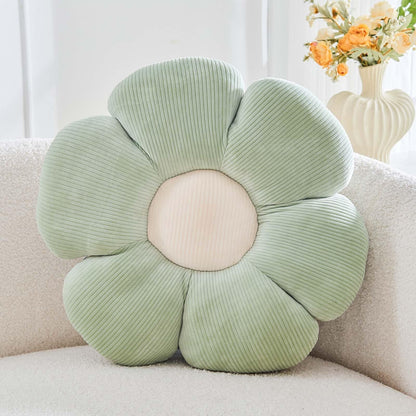Kcvvcr Flower Throw Pillow, Soft White 14.9" Shaped Floor Pillow for Home Decor, Cute Aesthetic Plush Decorative Pillows for Bed, Sofa, Couch