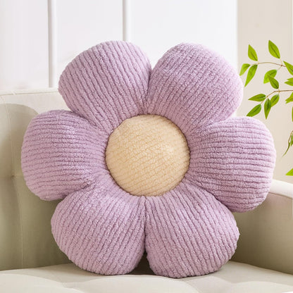 XIAIJIA Flower Pillow, Pink Daisy Throw Pillows, Flower Cushion 15.7 Inch