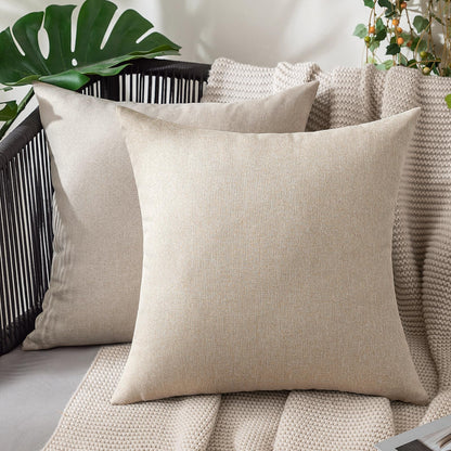 MIULEE Decorative Outdoor Pillow Covers Fall 18x18 Rust