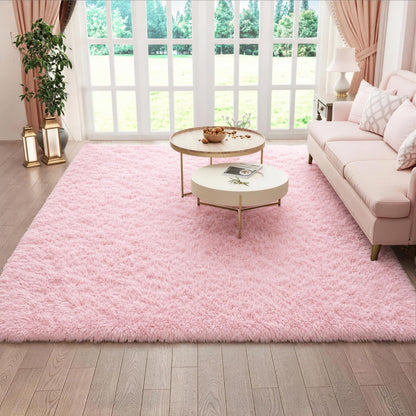 Ophanie Small Rug Upgrade Non Slip Throw Bedside Area Rugs, Fluffy Soft Grey Mini Bedroom Carpet, Affordable Door Entryway Indoor Inside Front Entrance Dog 2x3 Mat, Home Decor Aesthetic, Nursery
