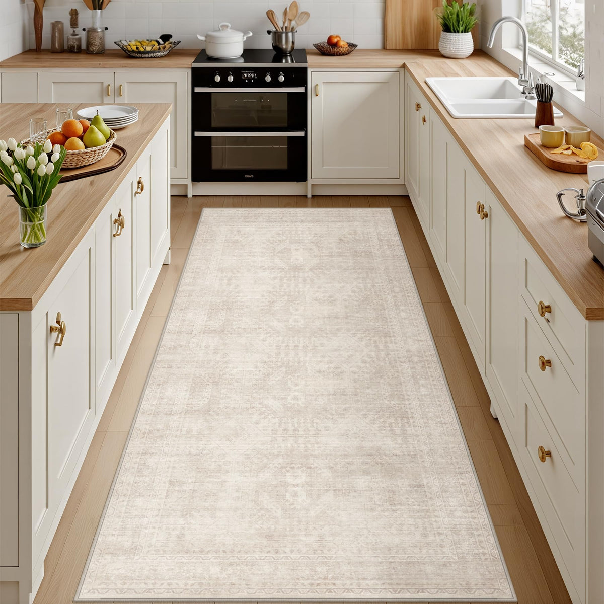 8x10 Area Rugs Living Room: Bedroom Neutral Washable Carpet Beige