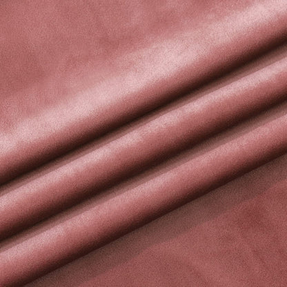 MIULEE Dusty Rose Pink Velvet Room Darkening Curtains for Bedroom W52 x L84