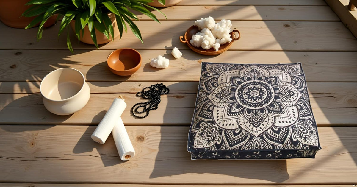 24" Black Gold Flower Mandala Barmeri Large Floor Pillow Cover Cushion Meditation Seating Ottoman Throw Cover Hippie Decorative Zipped Bohemian Pouf Ottoman Pom Pom Cases 24 " square