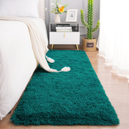 Chicrug Soft Runner Rug for Bedroom Living Room Plush Fluffy Rugs 2x6