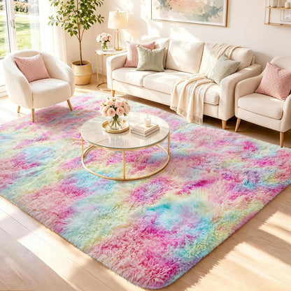 Ophanie Small Rug Upgrade Non Slip Throw Bedside Area Rugs, Fluffy Soft Grey Mini Bedroom Carpet, Affordable Door Entryway Indoor Inside Front Entrance Dog 2x3 Mat, Home Decor Aesthetic, Nursery