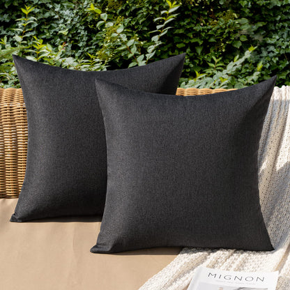 MIULEE Decorative Outdoor Pillow Covers Fall 18x18 Rust