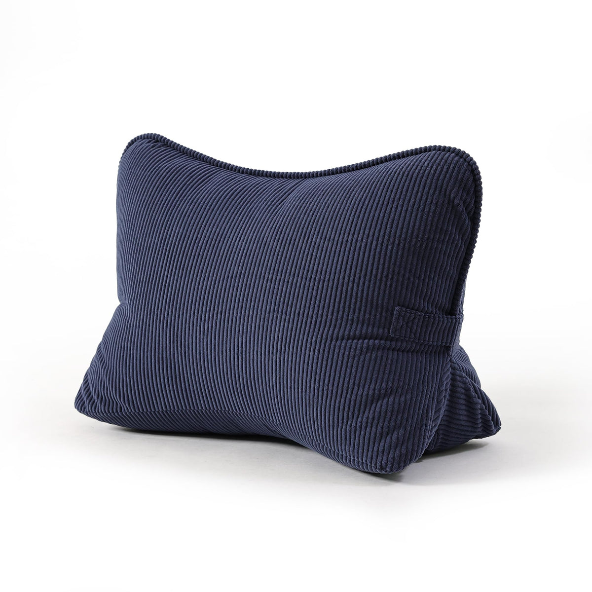 Pat. Pend. Corduroy Ergonomic Lumbar Support Pillow for Sitting Support, Triangle Back Cushion for Sofa, Armchair & Bed, Washable Cover, Avocado Green