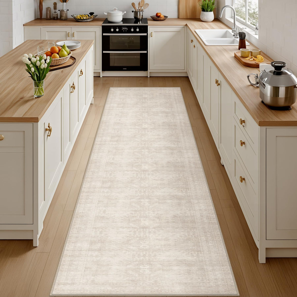 8x10 Area Rugs Living Room: Bedroom Neutral Washable Carpet Beige