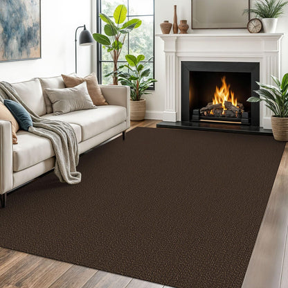EARTHALL Washable Area Rug, Non Slip Entryway Rug, 4x6 Ft, Sand/Beige