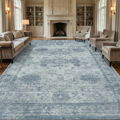Homemate Washable Rug 8x10 Area Rugs - Vintage Rugs for Living Room