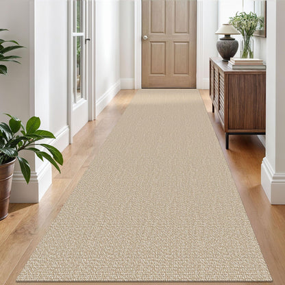 EARTHALL Washable Area Rug, Non Slip Entryway Rug, 4x6 Ft, Sand/Beige