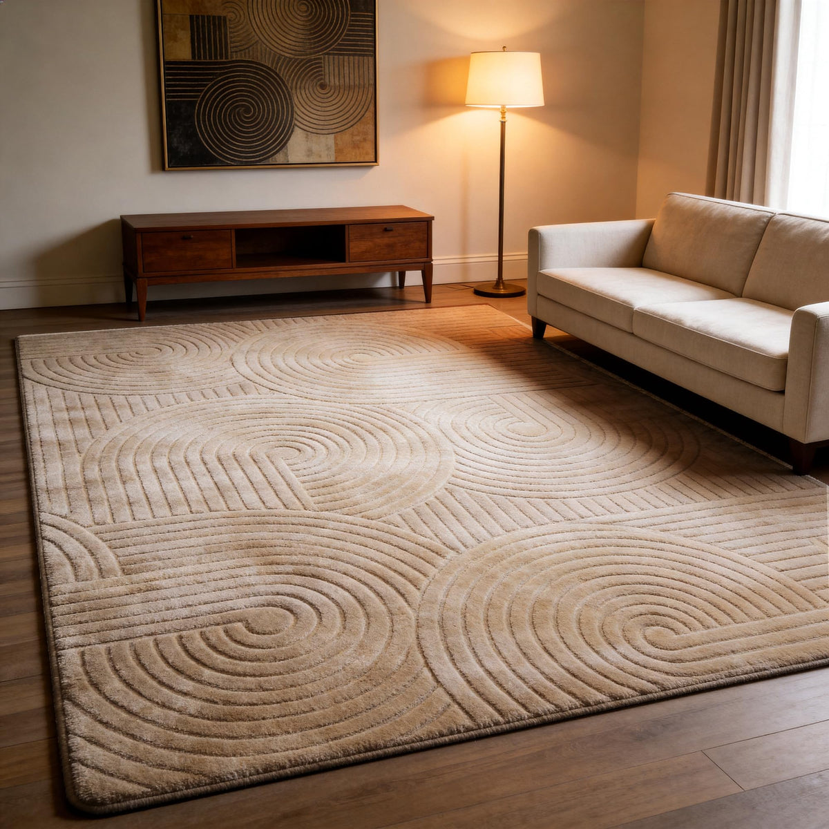 5x7 Grey Solid Color Area Rug, Modern Rugs for Living Room Bedroom