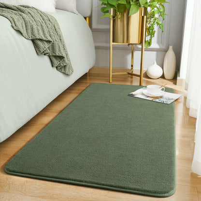 Amearea Modern Area Rugs for Bedroom Living Room, 4x6 Blue Memory Foam Rug